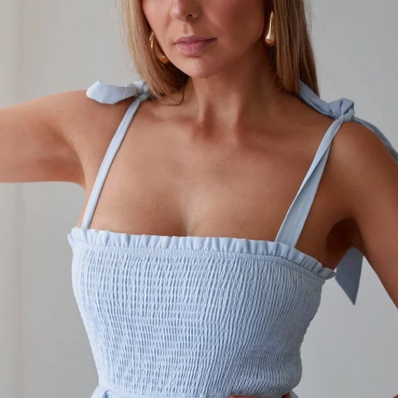 HYFVE | Women’s Smocked Ruffled Mini Dress Size M - Picture 1 of 8